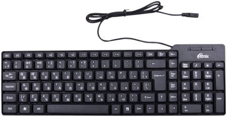 Проводная клавиатура Ritmix RKB-100 Black 965844467544400