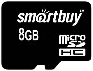 Карта памяти SmartBuy Micro SDHC SB8GBSDCL4-01 8GB 965844467544445