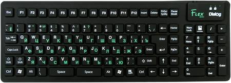 Проводная гибкая клавиатура Dialog Flex KFX-03U Black 965844467544492