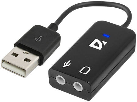 Звуковая карта Defender Headset Adapter USB Am 965844467548653