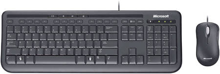 Комплект клавиатура и мышь Microsoft Wired Desktop 600 APB-00011