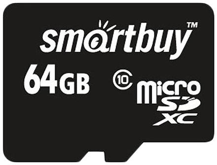 Карта памяти SmartBuy SDHC SB64GBSDCL10-01 64GB 965844467564758