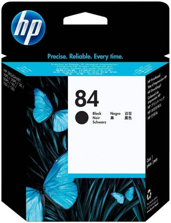 Картридж для струйного принтера HP 84 (C5016A) черный, оригинал 965844467568252