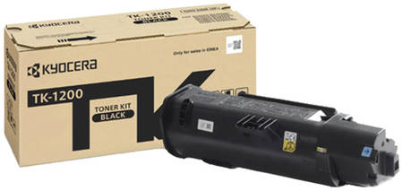 Картридж для лазерного принтера Kyocera TK-1200, черный, оригинал 965844467568730