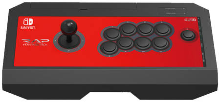 Аркадный контроллер Hori Pro.V Hayabusa для Nintendo Switch Black/Red (NSW-006U) 965844467723661
