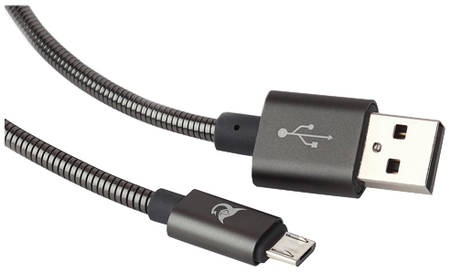 Кабель Elray microUSB 1,2м Grey TYPEA. MICRO-USB. 1.2м (ABMBC12GR) 965844467754246