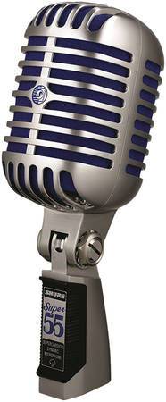 Микрофон Shure Super 55 Deluxe Silver/Blue 965844467905216