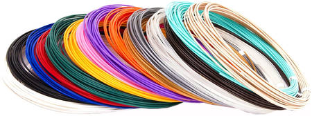 Набор пластика для 3D ручек Unid PLA-15, 10 м, 15 цветов