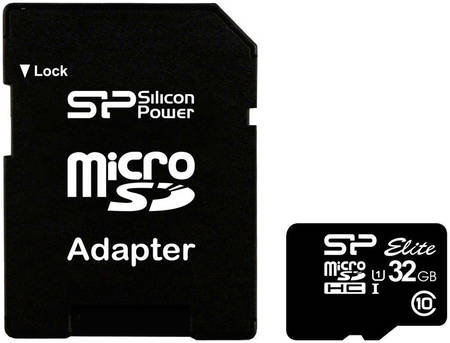 Карта памяти Silicon Power Micro SDHC Elite 32GB SP032GBSTHBU1V10-SP 965844467955605
