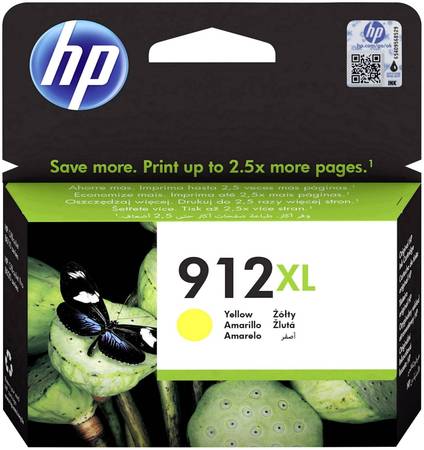 Картридж для струйного принтера HP 912XL желтый, оригинал (3YL83AE) 965844469011200