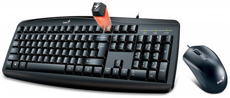 Комплект клавиатура и мышь Genius KM-200 Black (31330003402) 965844469011466