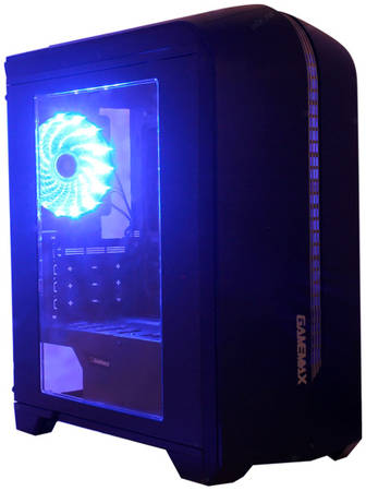 Корпус компьютерный GAMEMAX H601-BG Black 965844469011826