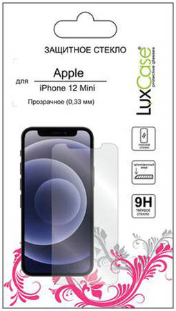 Защитное стекло LuxCase для Apple iPhone 12 mini 0.33mm глянцевое
