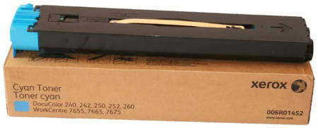 Картридж для лазерного принтера Xerox 006R01452 голубой, оригинал 965844469051740