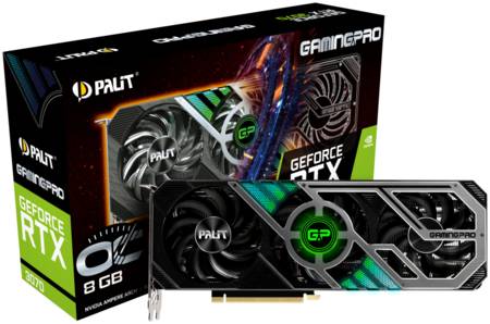 Видеокарта Palit NVIDIA GeForce RTX 3070 GamingPro OC (LHR) (NE63070S19P2-1041A) 965844469053098