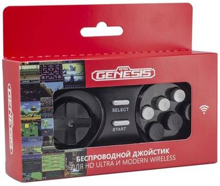 Геймпад Retro Genesis P1 для Sega Black (ACSg09) 965844469101028
