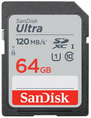 Карта памяти SanDisk Ultra 64GB SDXC (SDSDUN4-064G-GN6IN) 965844469143679