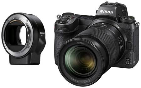 Фотоаппарат системный Nikon Z 6 II 24-70mm + FTZ Adapter Z6 II Black Kit 24-70mm f/4 S + FTZ Adapter 965844469159102