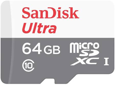 Карта памяти SanDisk Ultra 64GB microSD (SDSQUNR-064G-GN3MN) 965844469205640
