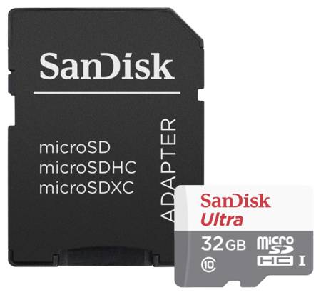 Карта памяти SanDisk Ultra 32GB microSD + адаптер (SDSQUNR-032G-GN3MA) Ultra microSDXC 965844469205643