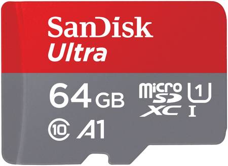 Карта памяти SanDisk Ultra microSDXC 64GB + адаптер (SDSQUA4-064G-GN6MA) 965844469205857