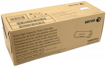 Картридж для лазерного принтера Xerox 106R03945 черный, оригинал 965844469233596