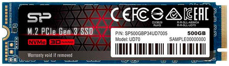 SSD накопитель Silicon Power UD70 M.2 2280 500 ГБ (SP500GBP34UD7005) 965844469295663