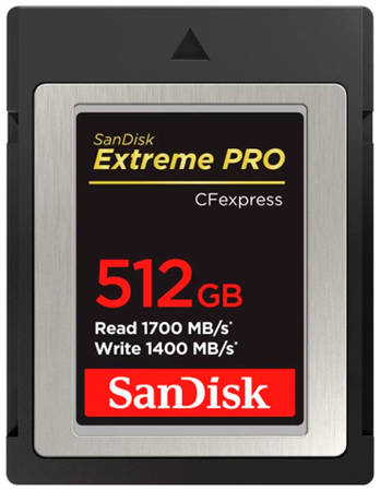 Карта памяти SanDisk 512GB Extreme PRO CFexpress B (SDCFE-512G-GN4NN)