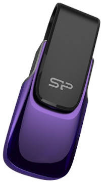 Флешка Silicon Power Blaze B31 16ГБ Black/Purple 965844469469105