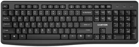 Беспроводная клавиатура CANYON CNS-HKBW05-RU Black 965844469612031