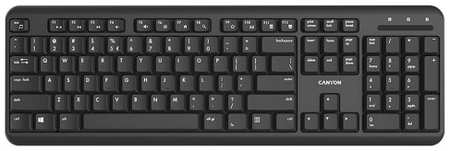 Беспроводная клавиатура CANYON CNS-HKBW02-RU Black 965844469612032