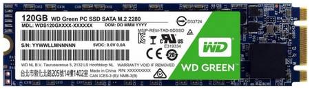 SSD накопитель WD M.2 2280 120 ГБ (WDS120G2G0B)