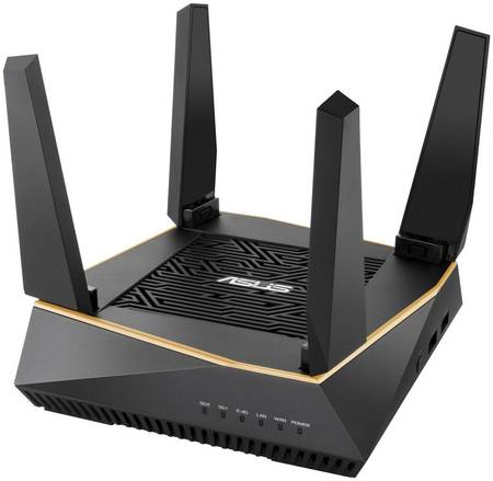 ASUS Wi-Fi роутер RT-AX92U Tri-band WiFi 6 Router (90IG04P0-MO3010)
