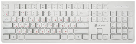 Проводная клавиатура OKLICK 505M White 965844469777279
