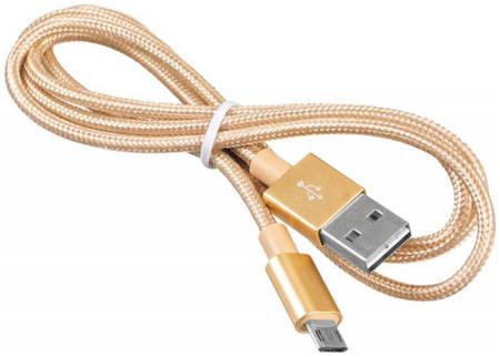 Кабель Buro Reversible Braided BHP MICROUSB 1M BRAIDED micro USB B (m) USB A(m) 1м Gold 965844469777704
