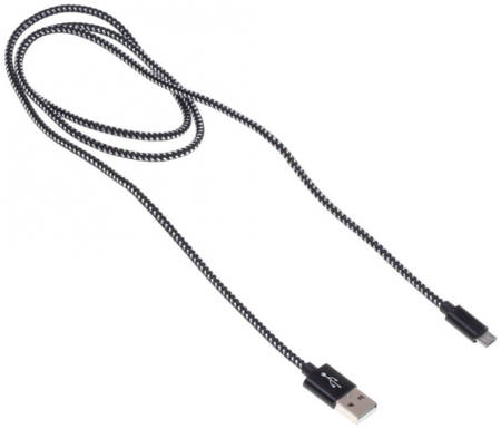 Кабель Buro Braided BHP RET MICUSB-BR USB A(m) micro USB B (m) 1м черный 965844469777712