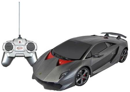 Rastar Машина на радиоуправлении 27mhz Lamborghini Sesto, цвет серый, 1:24 965844469855621