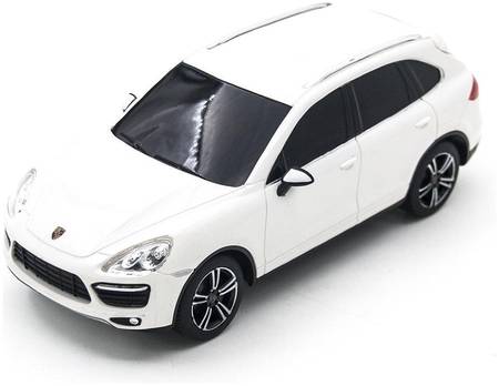 Rastar Машина на радиоуправлении 27mhz Porsche Cayenne Turbo, цвет белый, 1:24 965844469855627