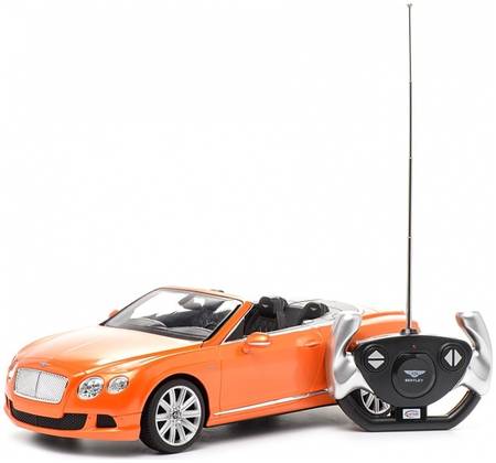 Rastar Машина на р/у – Bentley Continetal GT, 1:12, оранжевый 965844469855669