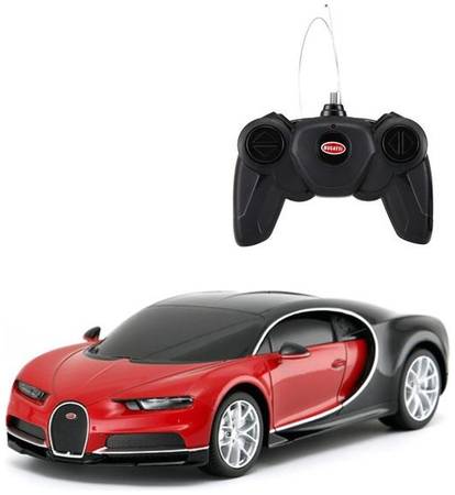Rastar Машина на радиоуправлении 1:24 Bugatti Chiron, цвет Красный 965844469855670