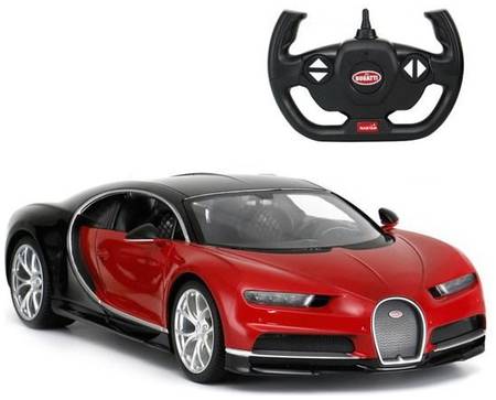 Rastar Машина на радиоуправлении 1:14 Bugatti Chiron, цвет красный 965844469855672