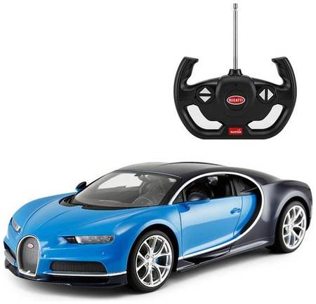 Rastar Машина на радиоуправлении 1:14 Bugatti Chiron, цвет синий 965844469855677