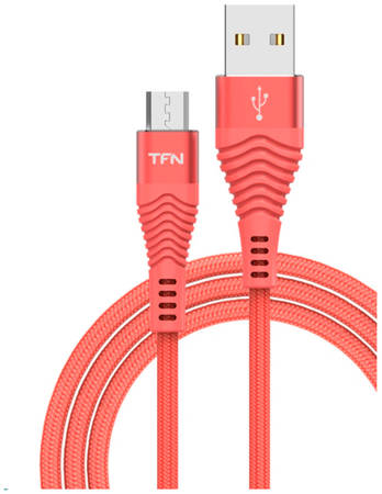 Кабель TFN microUSB Forza 1m Coral 965844469865439