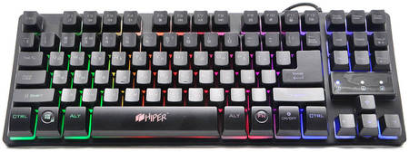 Проводная игровая клавиатура HIPER GK-1 Genome Black (522744) 965844469893593