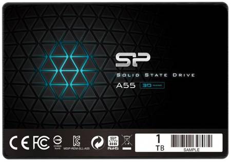 SSD накопитель Silicon Power Slim S55 2.5″ 480 ГБ (SP480GBSS3S55S25TR)