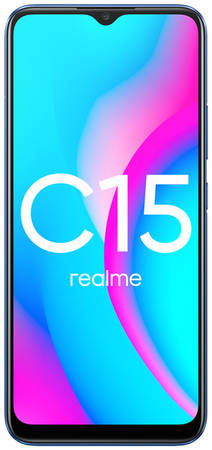 Смартфон Realme C15 RMX2180 64Gb Marine Blue (Android 10.0/Helio G35 2300MHz/6.50″ 1600x720/4096Mb/64Gb/4G LTE ) [5981509]
