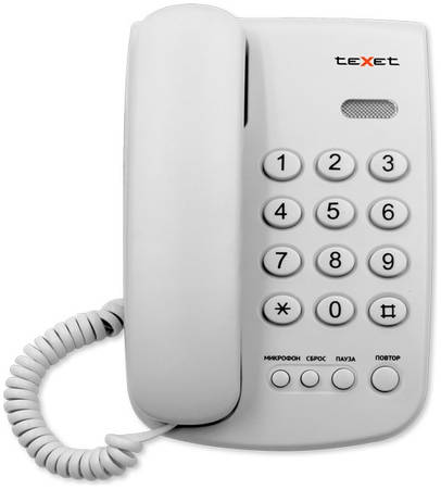 Проводной телефон TeXet TX-241 серый 965844469908833