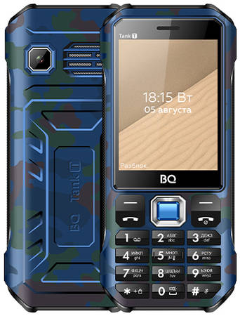 Мобильный телефон BQ BQ 2824 Tank T (Синий) 965844469918137