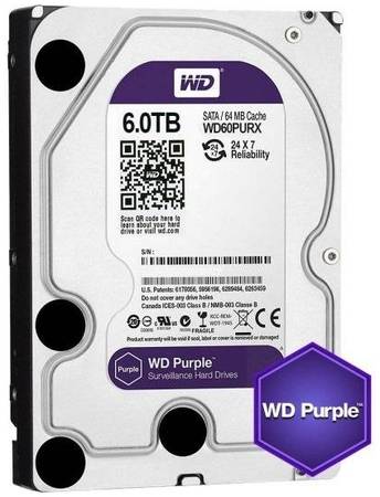 Жесткий диск WD Purple 6ТБ (WD62PURZ) 965844469935080
