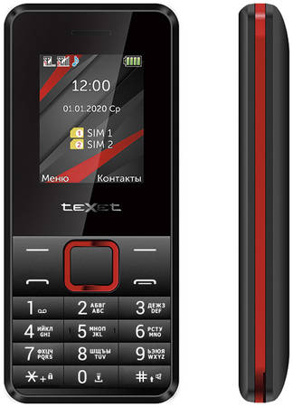 Мобильный телефон teXet TM-207 Black/Red 965844469935308